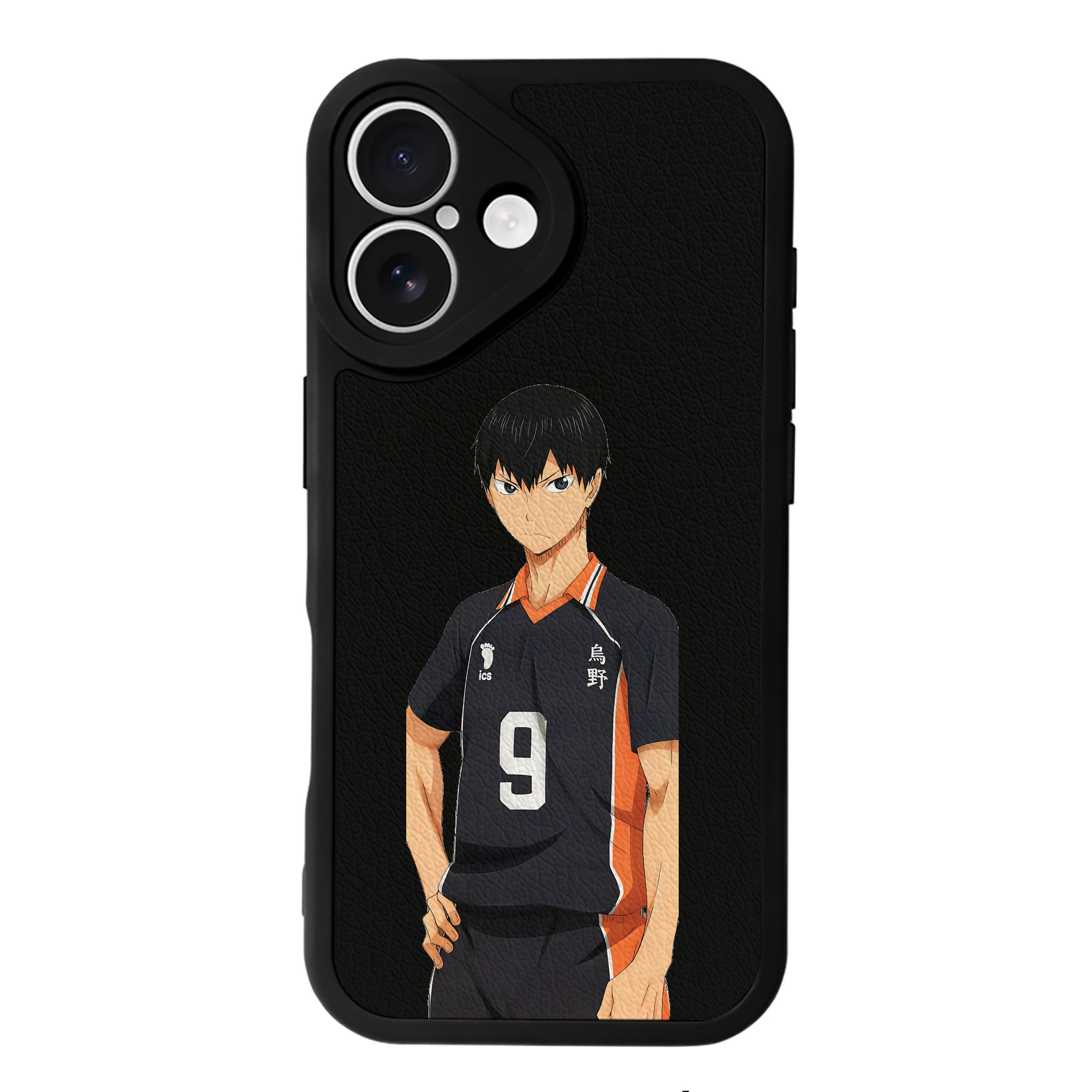 （画像用） ハイキュー!! Haikyu!! 【iPhone 16シリーズ対応】シリコンスマホケース（レザー調） 材質：シリコン